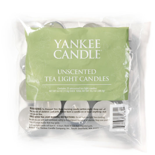 Unscented Tea Light Candles 5IRK