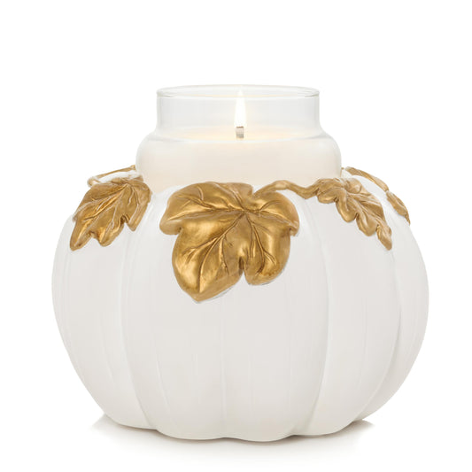 White Pumpkin Resin Holder SAMM